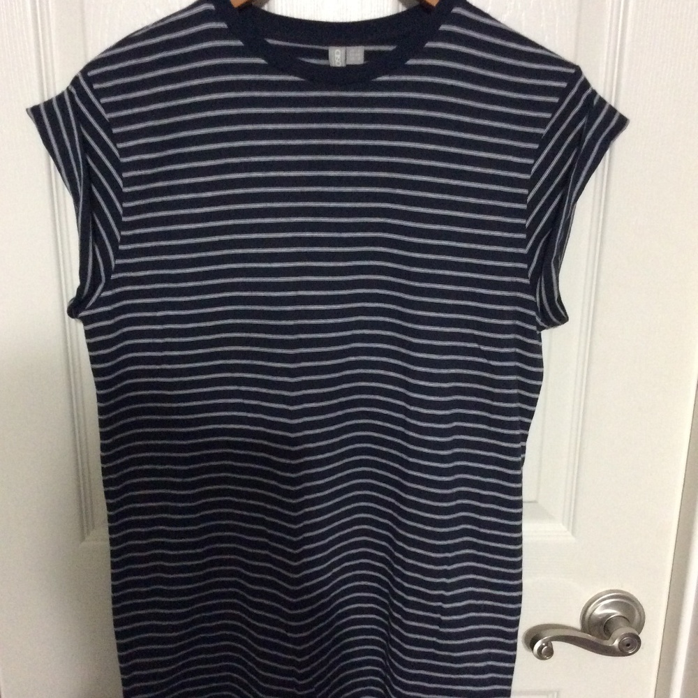 ASOS  Casual Striped Tunic Blouse Size 2